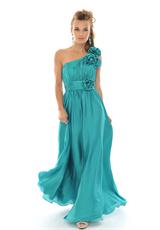 2012 Glam Gurlz Prom Dresses S46604.  Available in Deep Turquoise, Jade, Silver, White